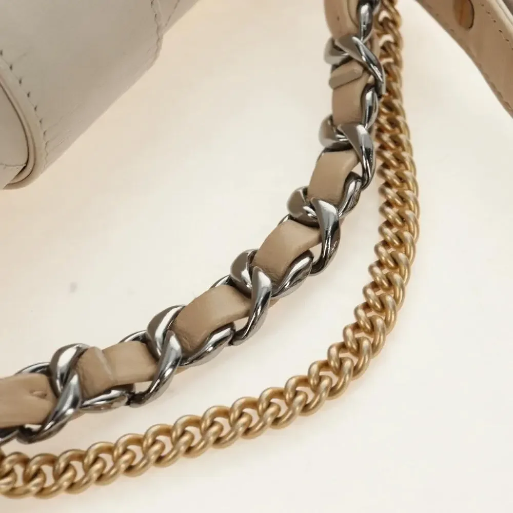 Chanel Matelasse Shoulder Bag White